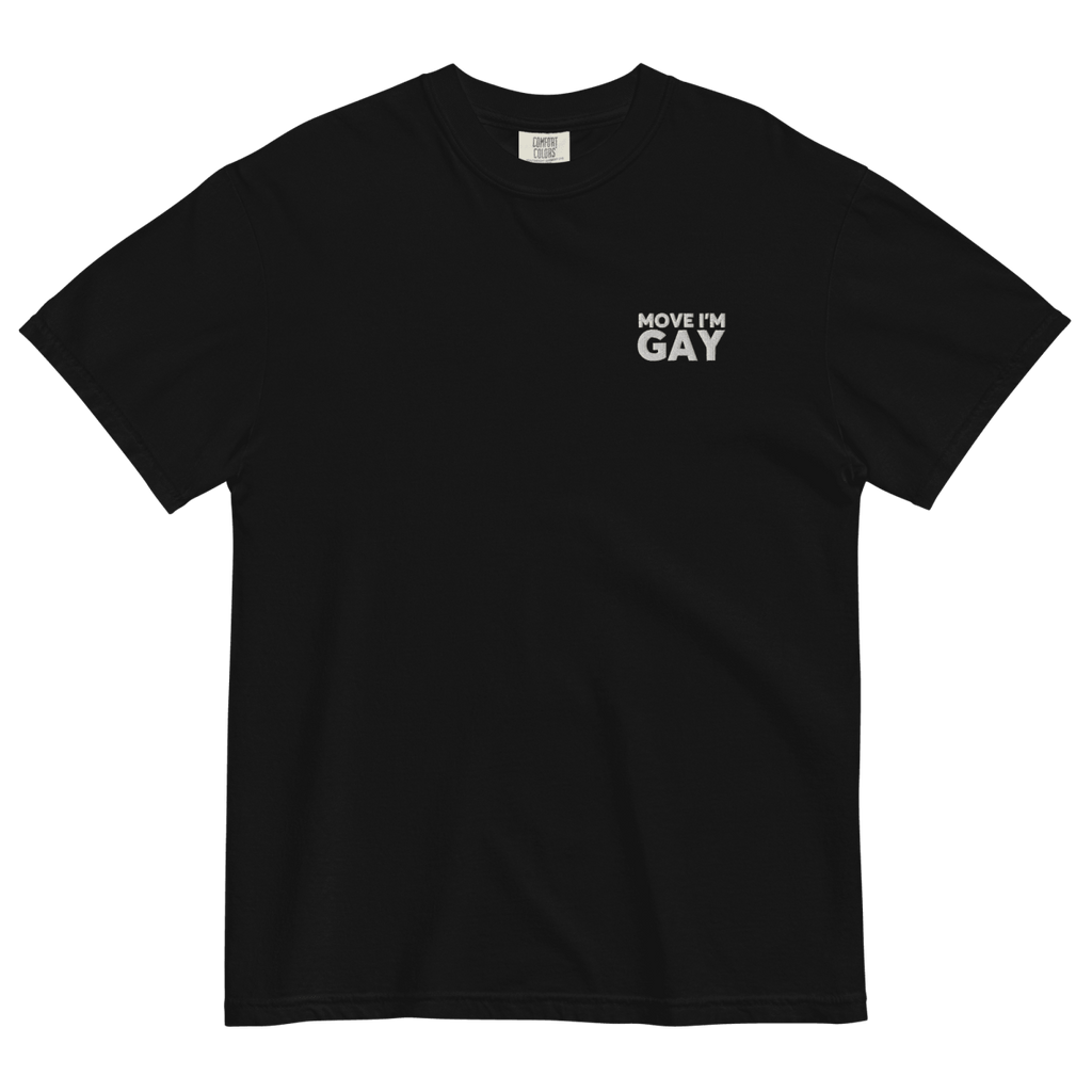 Move I'm GAY Embroidered Shirt for Pride