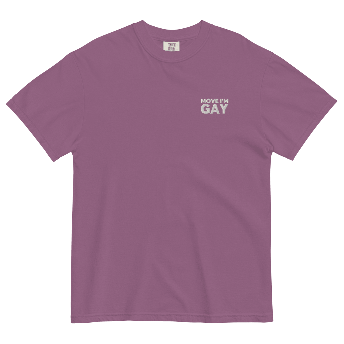 Move I'm GAY Embroidered Shirt for Pride