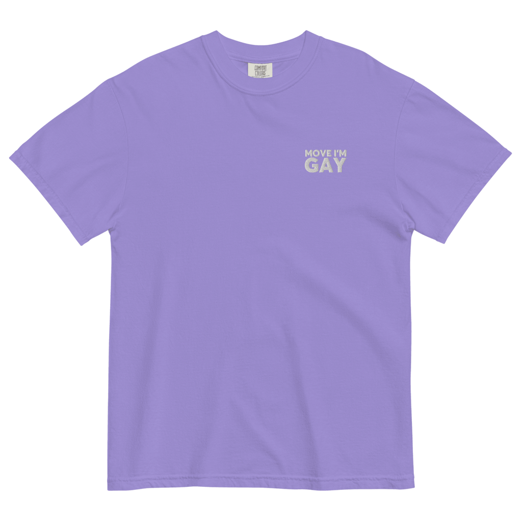 Move I'm GAY Embroidered Shirt for Pride