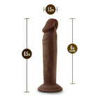Dr. Skin Plus Realistic Chocolate 6.5-Inch Long Dildo
