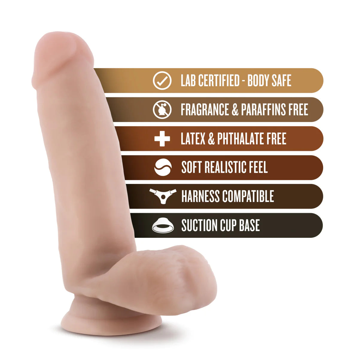 Loverboy The Surfer Dude Realistic 7-Inch Dildo With Balls