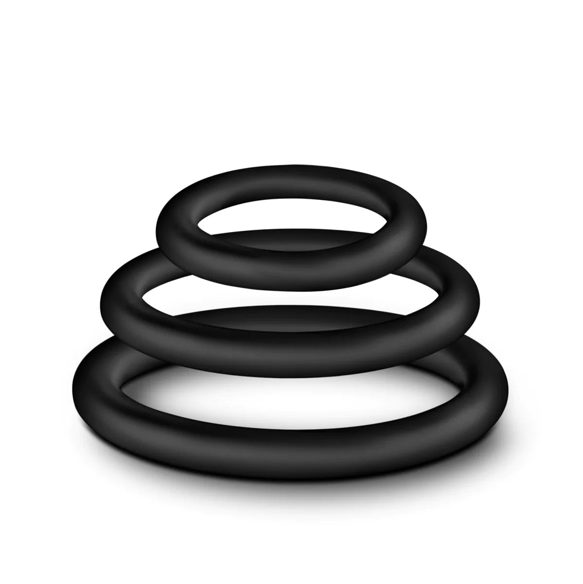 Blush Performance VS4: Black Penis Rings 3-Sizes