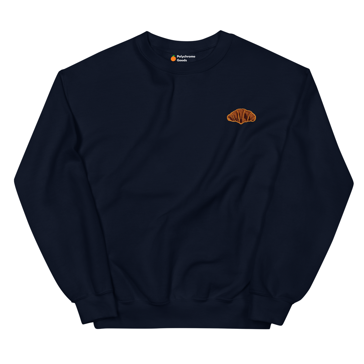 Croissant Embroidered Sweatshirt