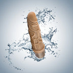 Dr. Skin Cock Vibe 3 Realistic Mocha 7.25-Inch Long Vibrating Dildo