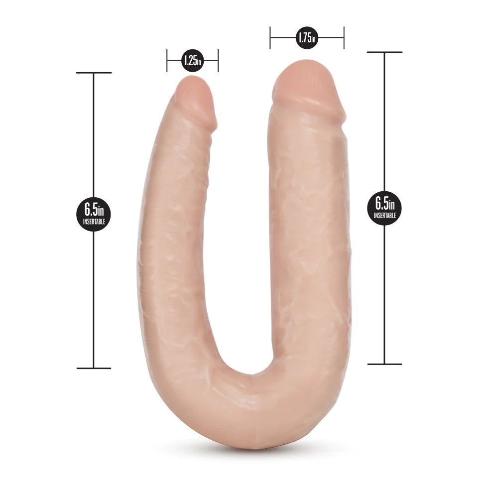 Dr. Skin Dr. Double Vanilla 18-Inch Long Double Dildo