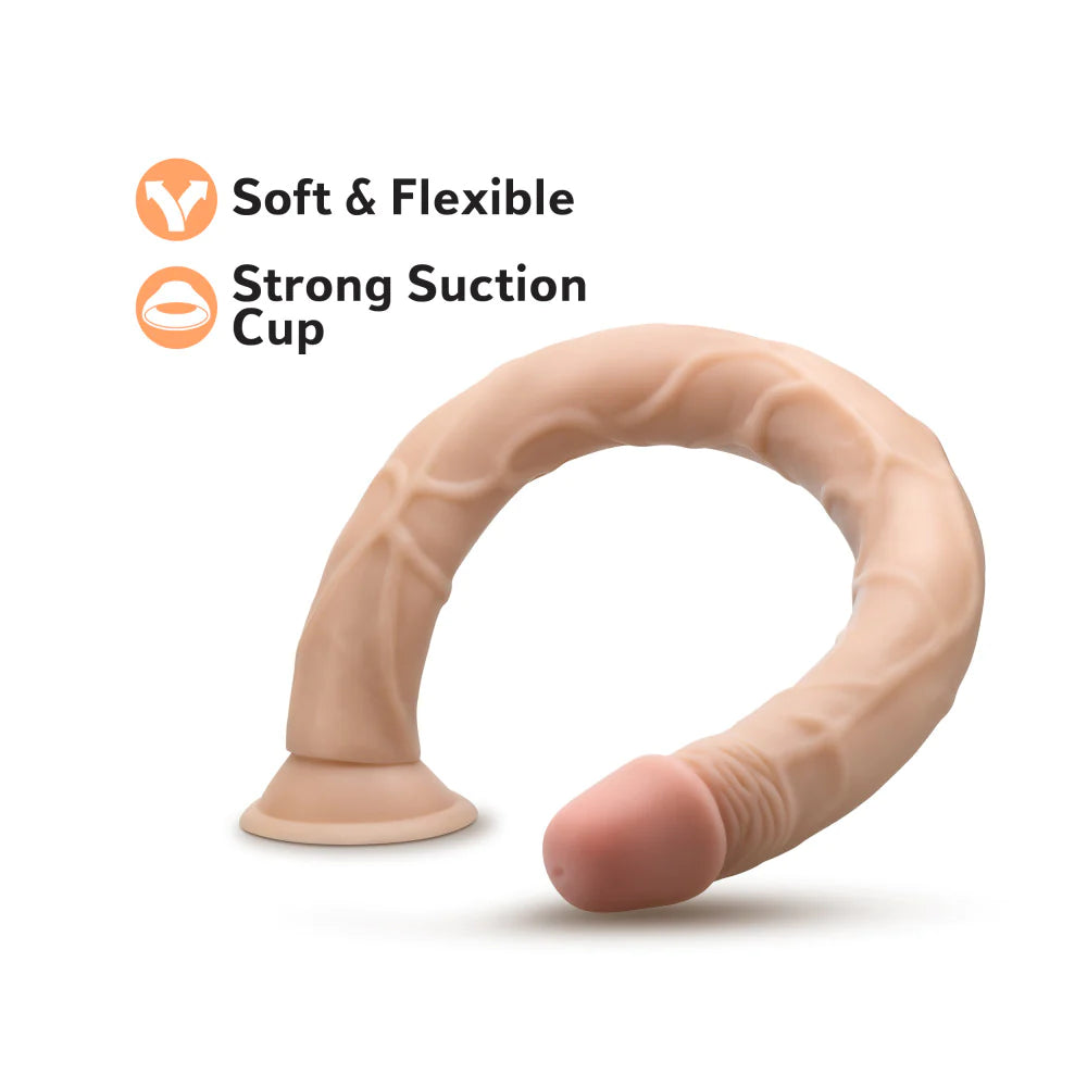 Dr. Skin 19 Inch Long Realistic Dildo - Vanilla