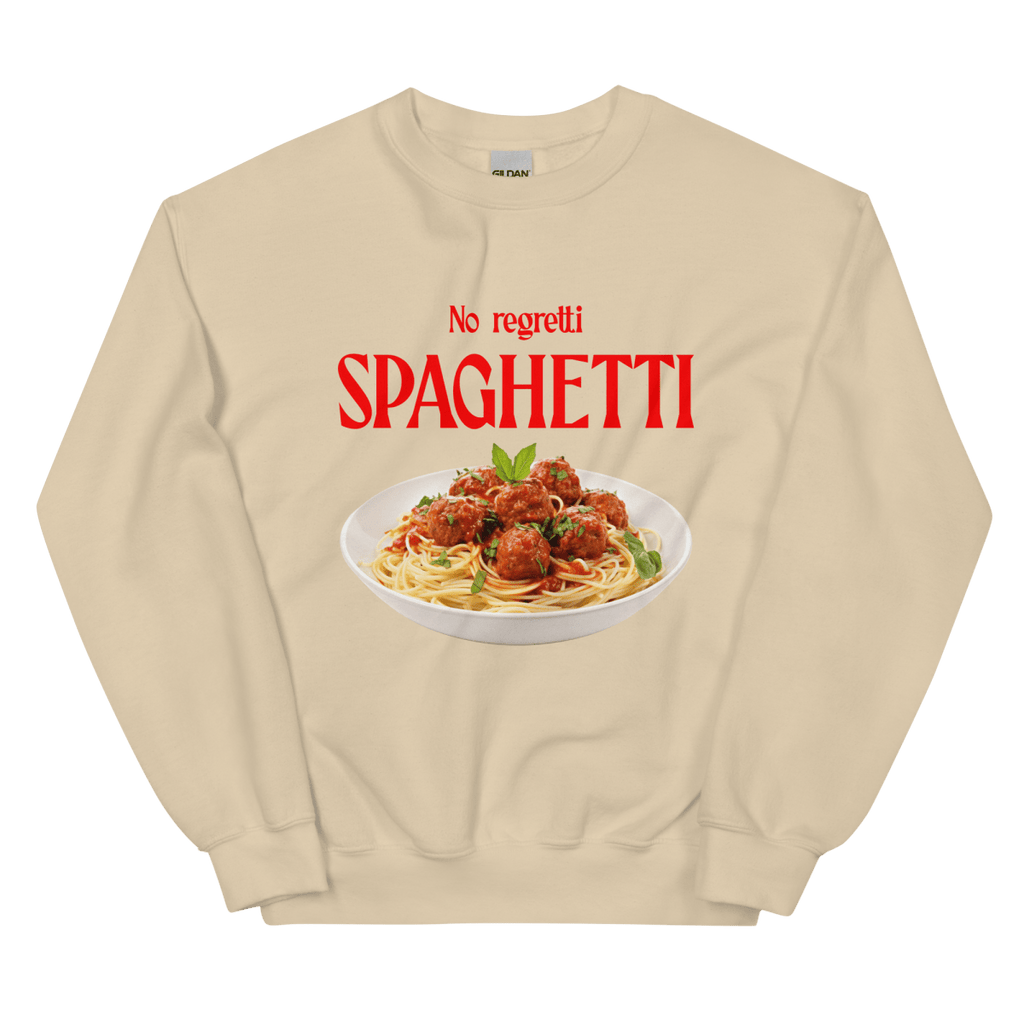 No Regretti Spaghetti Sweatshirt