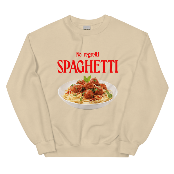 No Regretti Spaghetti Sweatshirt