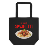 No Regretti Spaghetti Tote Bag