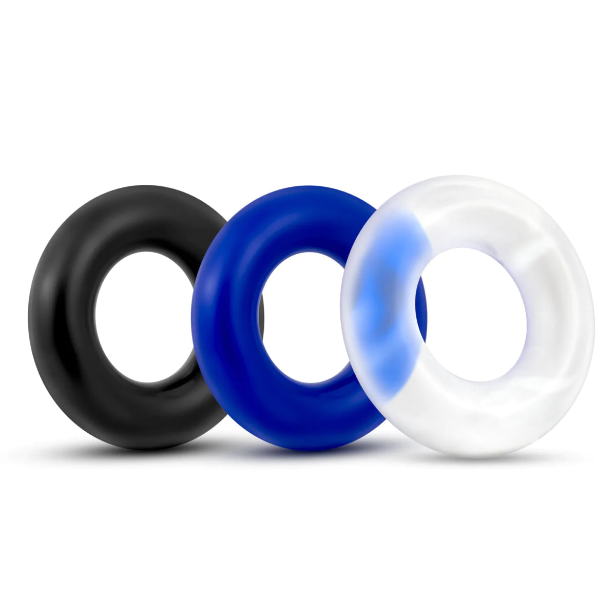 Stay Hard Assorted Colors Donut Penis Rings 3-Pack