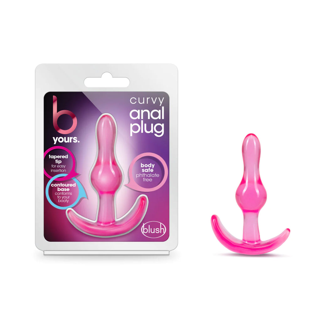 B Yours Curvy Pink 3.5-Inch Anal Plug