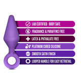 Luxe Candy Rimmer Kit Purple Anal Plug With Handle