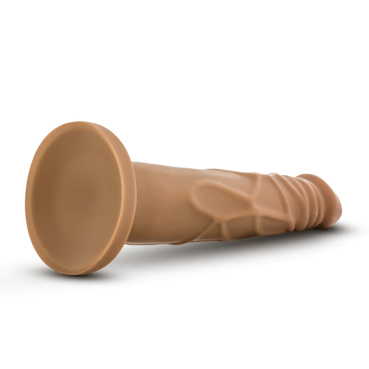 Dr. Skin Realistic Cock Realistic Mocha 7.5-Inch Long Dildo