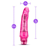 B Yours Vibe 7 Realistic Pink 8.5-Inch Long Vibrating Dildo