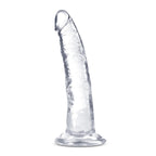 B Yours Plus Lust N’ Thrust Realistic Clear 7.5-Inch Long Dildo