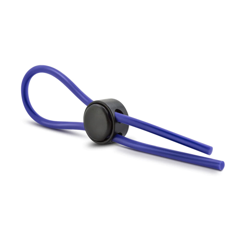 Stay Hard Blue Silicone Loop Penis Ring