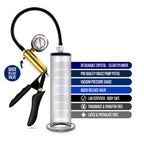 Performance VX6 Vacuum With Brass Pistol & Pressure Gauge Clear Pump
