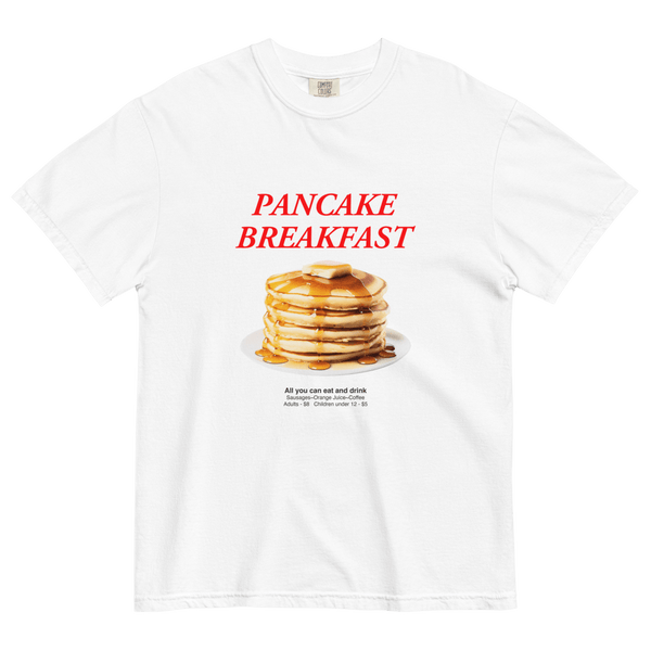 Pancake Breakfast T-Shirt - White