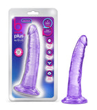 B Yours Plus Lust N’ Thrust Realistic Purple 7.5-Inch Long Dildo