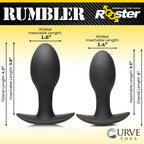 Rooster Ruone Butt Plugmbler Medium Vibrating Silic