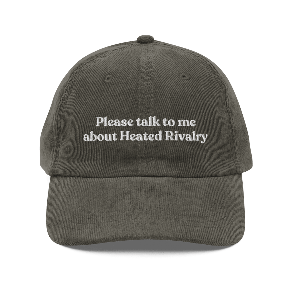 Please Talk To Me About Heated Rivalry Embroidered Hat
