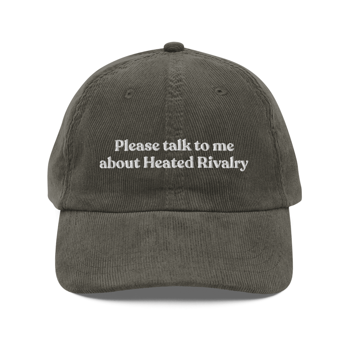 Please Talk To Me About Heated Rivalry Embroidered Hat