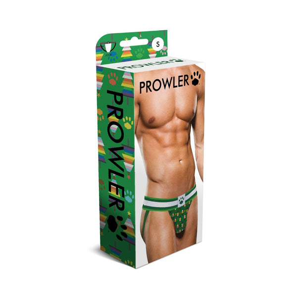 Prowler Christmas Tree Jock - Green/Rainbow