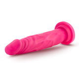 Neo Realistic Neon Pink 7.5-Inch Long Dildo