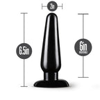 Anal Adventures Basic Black 6.5-Inch Anal Plug