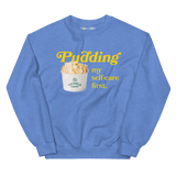 Pudding Sweatshirt Heather Deep Royal