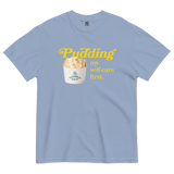 Pudding My Self-Care First T-Shirt Washed Denim