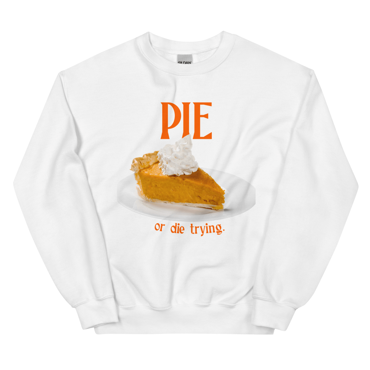 Pumpkin Pie or Die Trying Thanksgiving Sweatshirt
