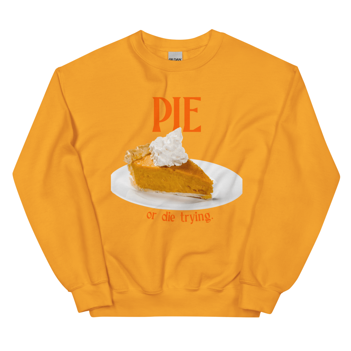 Pumpkin Pie or Die Trying Thanksgiving Sweatshirt