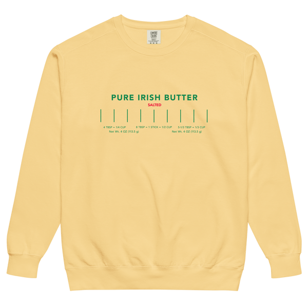 Pure Irish SALTED Butter Sweatshirt - Polychrome Goods