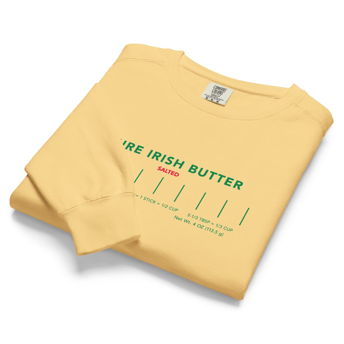Pure Irish SALTED Butter Sweatshirt - Polychrome Goods