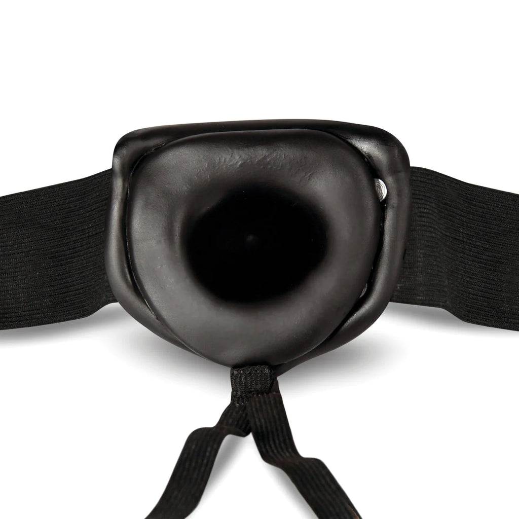 Dr. Skin 7-Inch Long Hollow Strap On Black