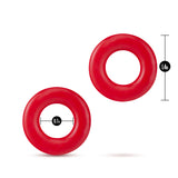 Stay Hard Red Donut Penis Rings 2-Pack