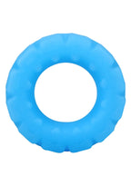 Rock Solid The Tire Silicone Glow in the Dark Cock Ring - Blue