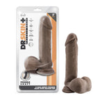 Dr. Skin Plus Realistic Chocolate 9-Inch Long Dildo