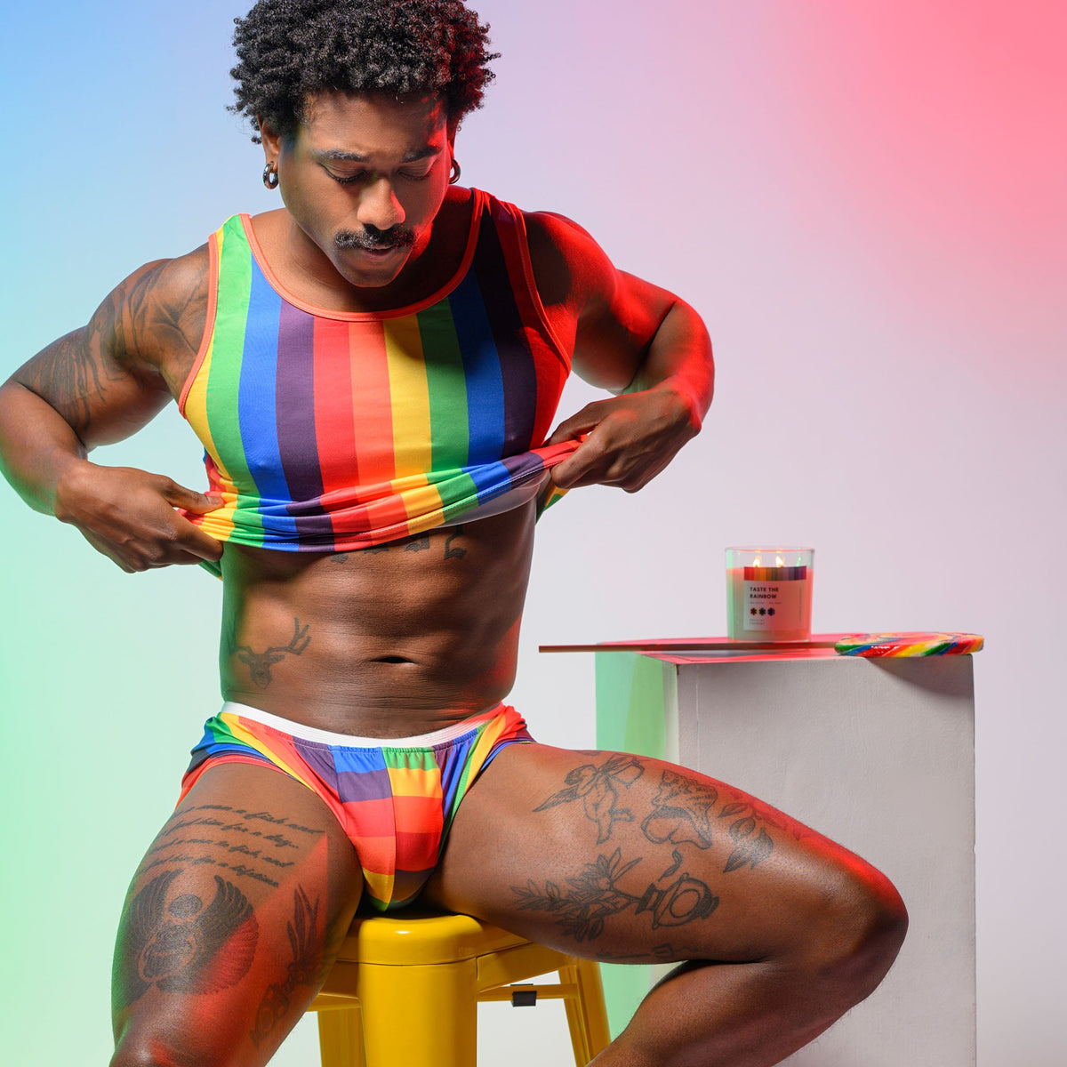 TASTE THE RAINBOW Candle