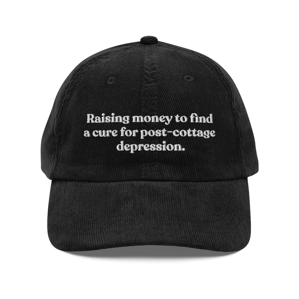 Raising money to find a cure for post-cottage depression Hat