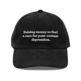 Raising money to find a cure for post-cottage depression Hat