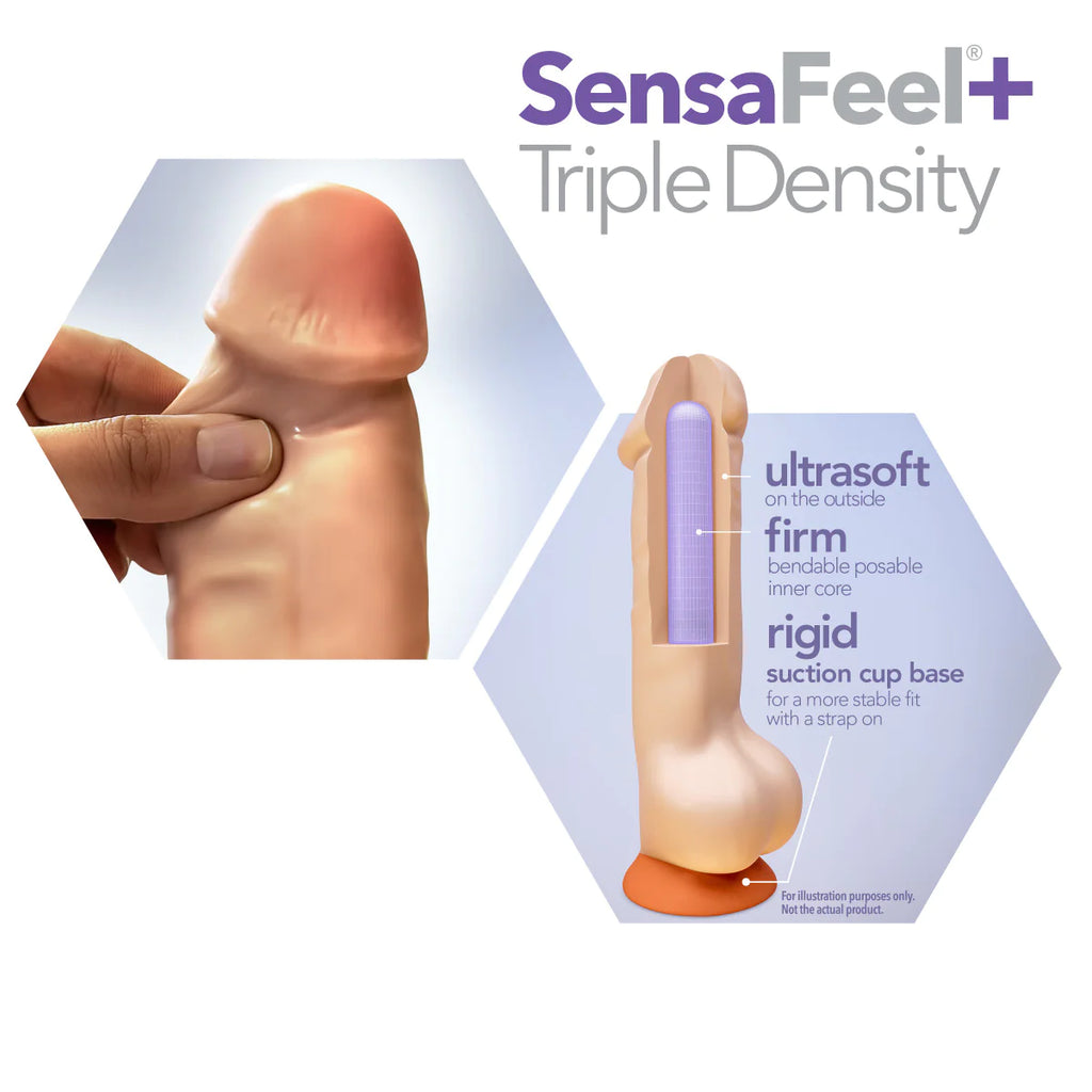 Dr. Skin Plus Realistic Vanilla 8-Inch Long Dildo