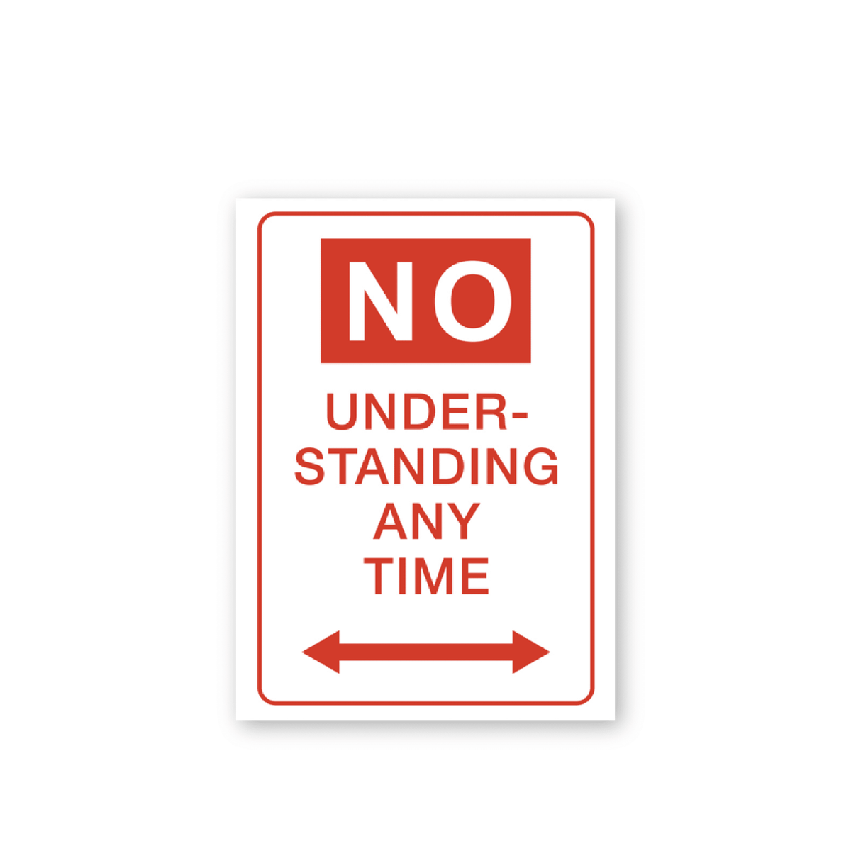No Understanding Magnet by Richard Tipping x Third Drawer Down
