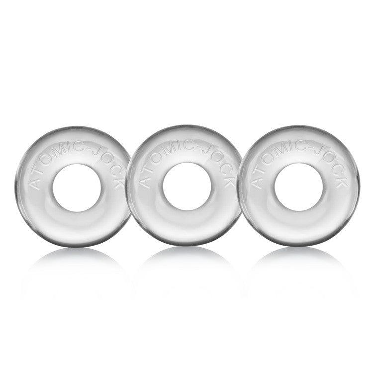 Oxballs Ringer Donut Cockring 3 Pack Clear