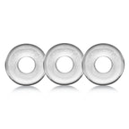 Oxballs Ringer Donut Cockring 3 Pack Clear