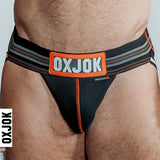 Oxballs Slingjock Slider Jock Strap - Black