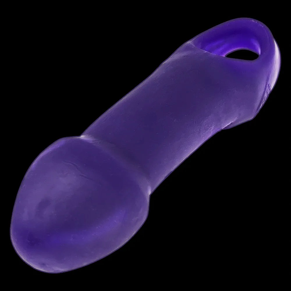 Hunkyjunk Double Thruster Double Penetrator Sling - Plum Ice Purple