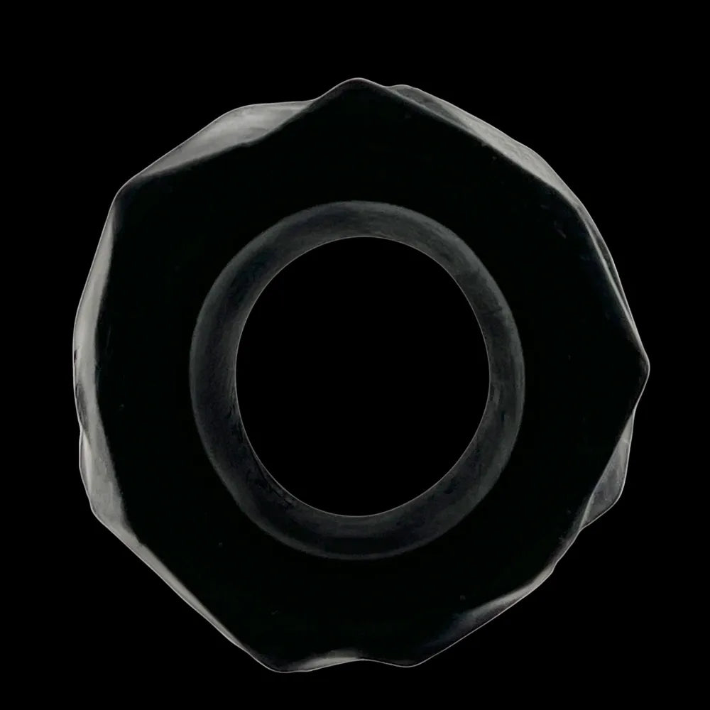 Hunkyjunk Fractal Tactile Ballstretcher - Tar Ice Black