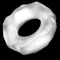 Hunkyjunk Fractal Tactile Cockring - Clear Ice
